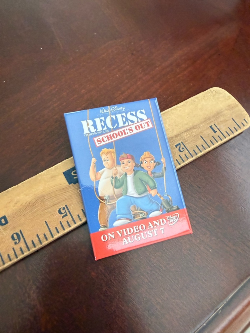 Vintage Recess School Brooch